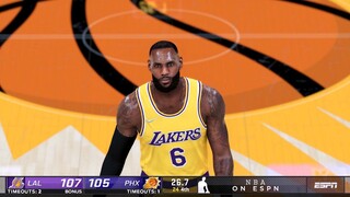 NBA 2K22 Ultra Modded Preseason | Lakers vs Suns | Full Game Highlights