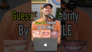 Guessing CELEBRITIES By Their SMILES! Can You Get Them? #shorts #guessinggame #celebrity #smile