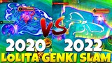 LOLITA GENKI SLAM 2022 VS 2020 !! | STARLIGHT LEADERBOARDS SKIN - MOBILE LEGENDS