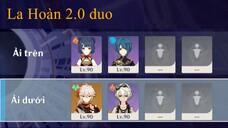 Duo La Hoàn cùng bộ đôi Xiangling-Xingqiu và Kazuha-Bennett ^^ Bilibili x Genshin Impact