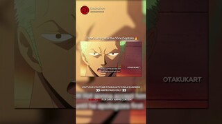 That’s why he is the Vice Captain 🔥 #zoro #anime #animememes #animeeidts #shorts
