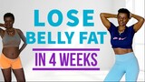 Best exercises to Lose Stubborn Belly Fat In 4 Weeks | 5 Min Low Impact HIIT
