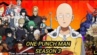 One Punch Man,Season 3. HADIR OKTOBER