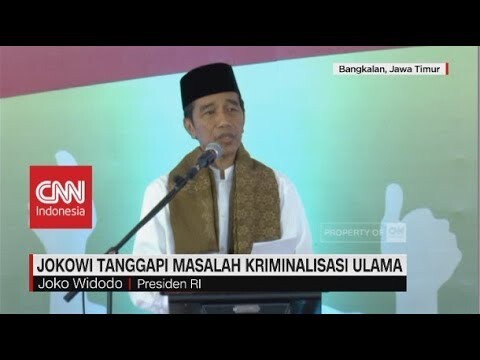 Jokowi Tanggapi Masalah Kriminalisasi Ulama