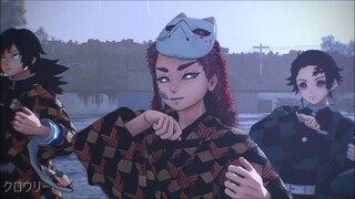 【Kimetsu no Yaiba MMD】SCREAM/ひめい『Giyu - Tanjiro - Sabito』