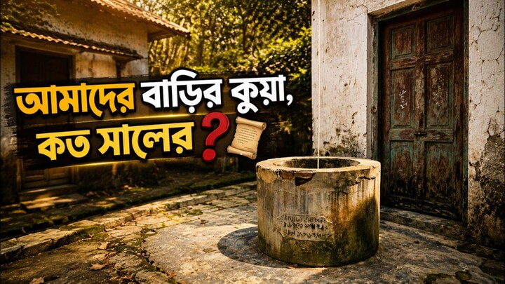 আমাদের বাড়ির কুয়া ,কত সালের 📍