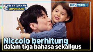 [IND/ENG] Paman DinDin mau kirim Niccolo ke NASA(? | The Return of Superman | KBS WORLD TV 240519