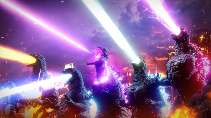 EVOLUTION of GODZILLA_S ATOMIC BREATH_ Comparison (1954-2024)(1080P_HD)