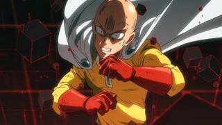 Saitama vs. Two of the World's Fastest Villains, Saitama Reveals His Training Program [1080p]