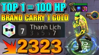 7 THANH LỊCH + BRAND 3 SAO - CHỌI LỬA CẢ BẢN ĐỒ HỐT NGAY TOP 1 = 100 HP