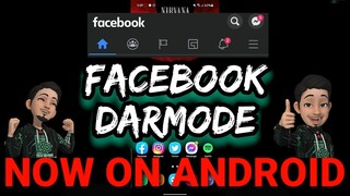 FACEBOOK DARK MODE | ANDROID PHONES | OFFICIAL UPDATE