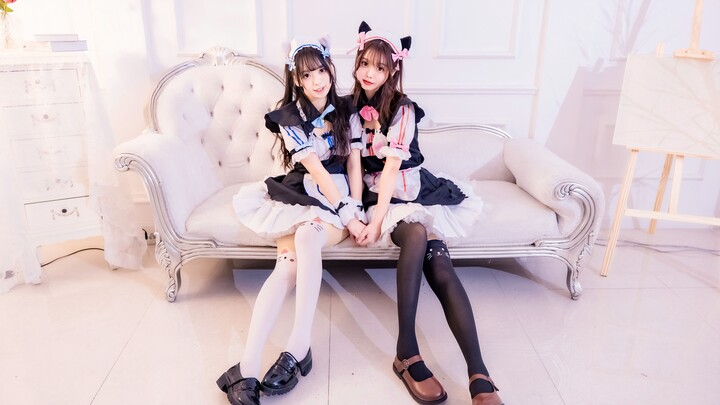 Click to Get Two Cat-Ear Maids