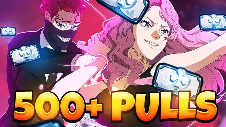 INSANE 500 PULLS FOR SECRET AGENT VANESSA & ZORA! | Black Clover Mobile