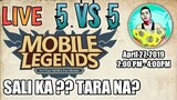 Mobile Legends Custom Game 5vs5 | SALI KANA ? 🔴