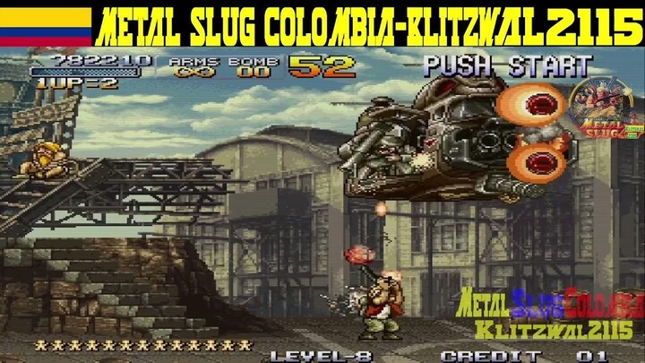 Metal Slug 1 (Level 8) Final Bosses - Handgun Mode  Player: Klitzwal2115(Metal Slug Colombia)