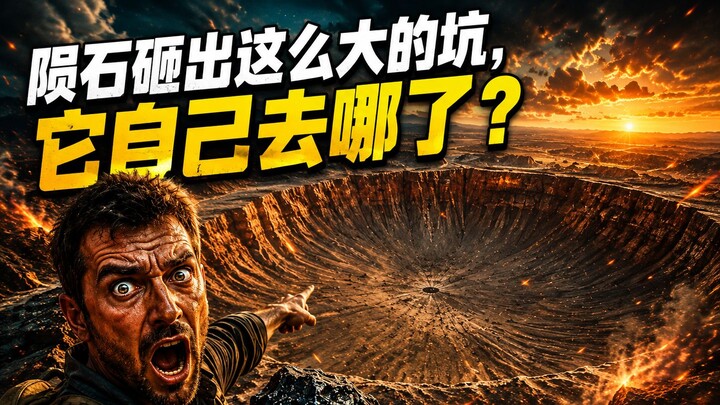 A meteorite created such a huge crater—so where did it go?