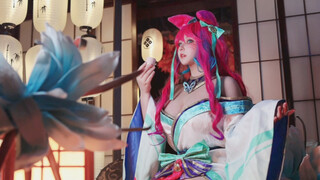 Đời sống|Cosplay Ahri trong LOL - "Đến đây đuổi cái đuôi của ta đi~"