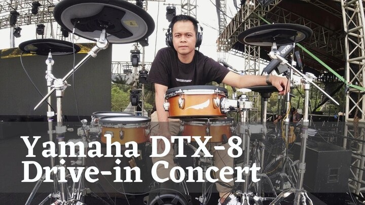 Cobain Yamaha DTX 8 Bareng NOAH di Drive In Concert