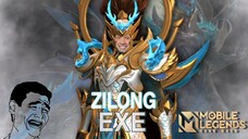 ZILONG EXE - UPDATE EMBLEM BARU JADI TAMBAH NGACIR TANPA PAKE SPRINT || MOBILE LEGENDS || MEME EXE