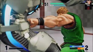 KOF15　チャンピオン　リョウサカザキ　龍虎乱舞コンボ一撃必殺締め