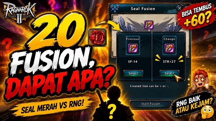 20 Fusion Honing Aksesoris! Apakah Worth It? | Ragnarok Online 2 | RO2