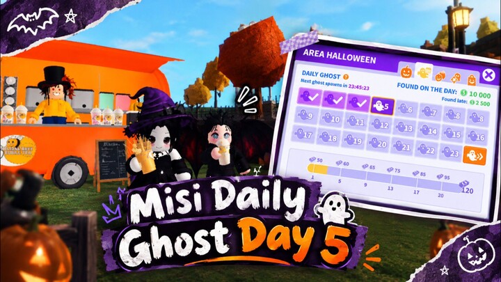 Misi Daily Ghost Hari ke 5 Bloxburg Event Halloween