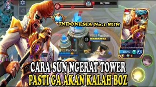 SUN SEKARANG BENAR2 AUTO BAN TINGGAL RAT TOWER MUSUH GA AKAN BISA KALAH INI MAH