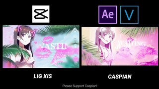 MY CAPCUT VS AFTER EFFECT? SONY VEGAS? / AMV AESTHETIC REMAKE CASPIAN