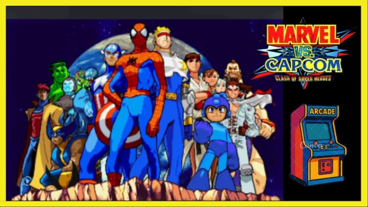 Marvel vs Capcom: Clash of Super Heroes 1998 - O CONFRONTO MAIS ÉPICO DOS ARCADES ! 🔥