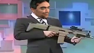 Barney yang membeli pistol air penghancur dunia