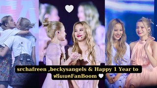 Freenbecky 🥳 Happy 1 Year to ฟรีนเบคFanBoom 🤍 #beckyarmstrong #freensarocha #freen