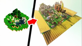 [Trò chơi][Minecraft]Hòn đảo trống được 50 người xây dựng trong 1 tuần