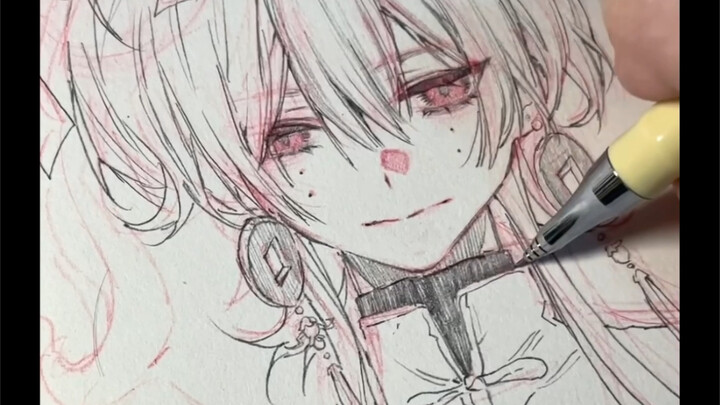 【ขั้นตอนการวาด】หลบงาน｜ในความฝัน