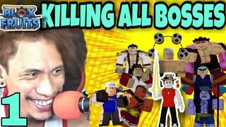 Killing All Bosses In Blox Fruits #5 | Roblox Tagalog