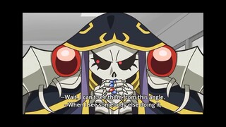 Isekai quartet.Ainz use time stop to cheating