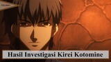 Fate/Zero || Hasil Investigasi Kirei Kotomine