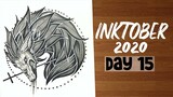 Inktober 2020  | Witchtober Day 15: Werewolf