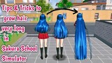 How to grow hair very long in Sakura School Simulator | Tutorial