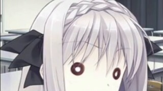 What bad intentions could the little black guy have? He just hid nails under his skirt😊