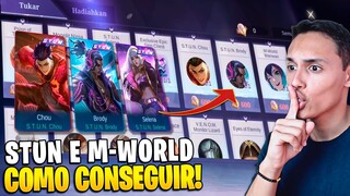 𝗦𝗧𝗨𝗡 𝗘 𝗠 𝗪𝗢𝗥𝗟𝗗 𝗡𝗔 𝗟𝗢𝗝𝗔? ENTENDA TODO O EVENTO! MOBILE LEGENDS