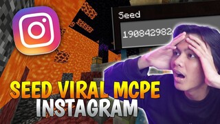 MENCOBA SEED YANG VIRAL DI INSTAGRAM !!!What ko bisa ada di bedrock !😱Dan 3 Blacksmith di 1 villages