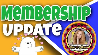 DARRENS DIARY MEMBERSHIP VIDEO SHOUT