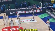 Gilas Pilipinas warm up Dunk