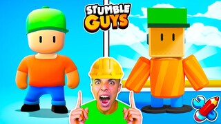 RECREANDO SKINS de STUMBLE GUYS en MODO CREATIVO! 😱