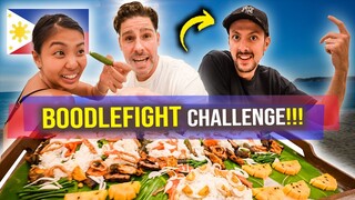 FOREIGNERS First Time Trying FILIPINO BOODLE FIGHT