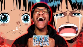 "I want to live!" | First Time Watching One Piece Episodes 277 & 278 REACTION