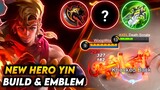 MASTER YIN THE NEW GODLY FIGHTER | BEST BUILD & EMBLEM WITH COMBOS | 21 KILLS MLBB