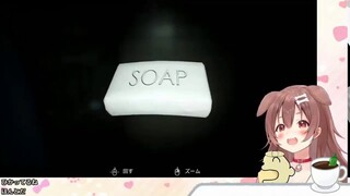 Korone gets scared by SOAP