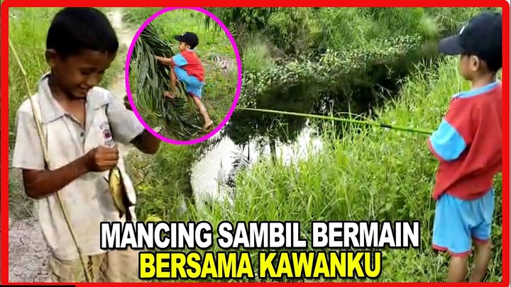 ANAK KECIL ASYIK MANCING IKAN ~ KERSERUAN ANAK KECIL MANCING
