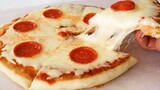 Found the Easiest homemade Pizza! No Oven! Without rolling pin! My family's favorite